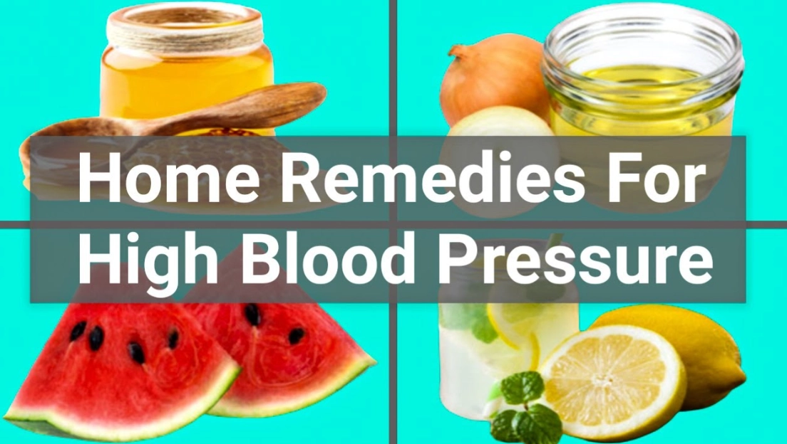 Immediate treatment for high blood pressure at home